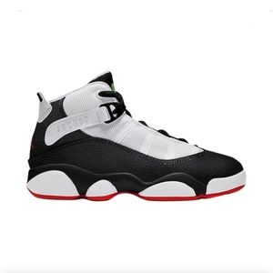 NIKE 6 Rings Black/University Red-White-Chlorophyll